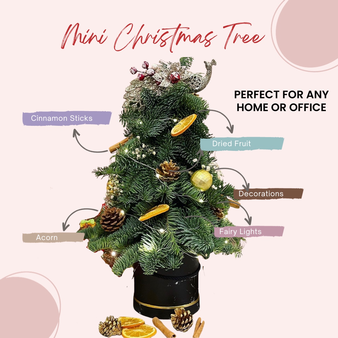 Mini Christmas Tree Arrangement
