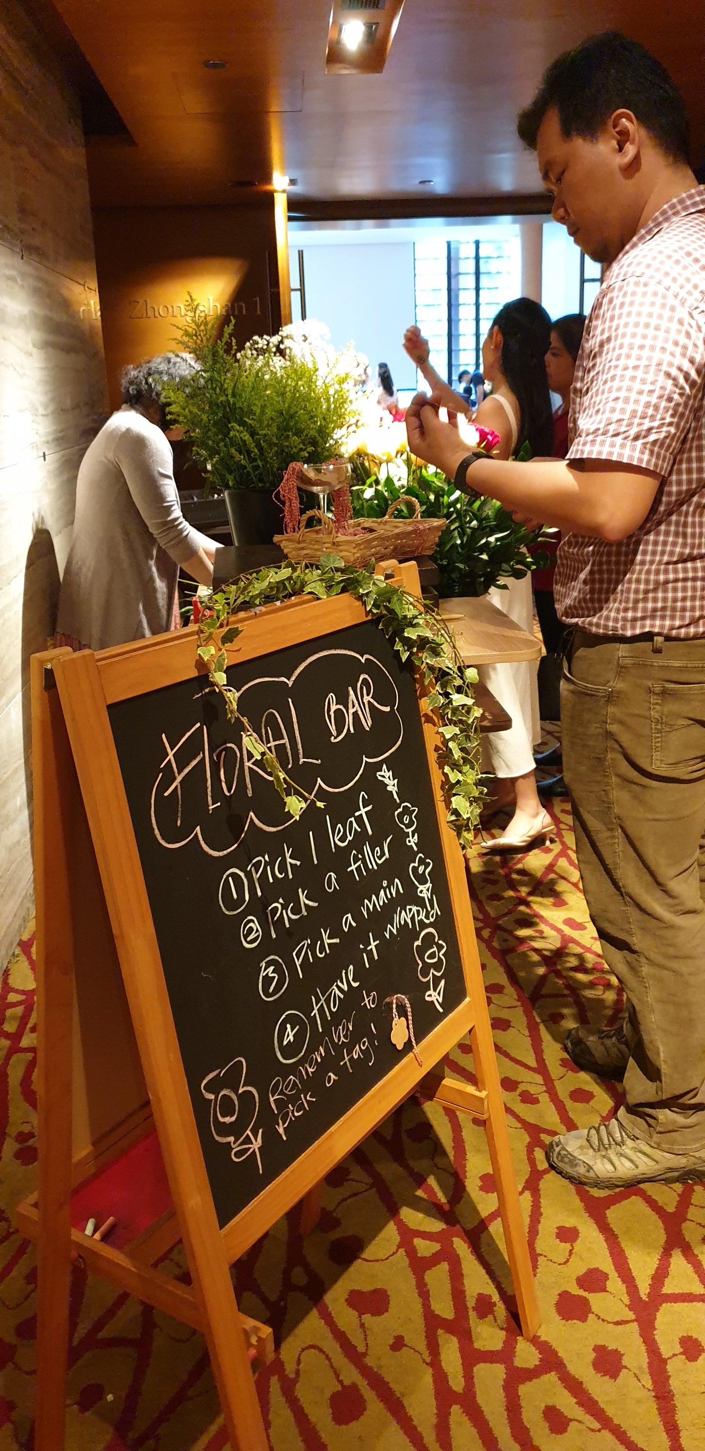 Wedding Floral Bar
