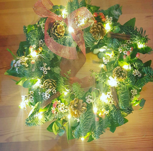 Fresh Christmas Wreath | Blossoms by Rei
